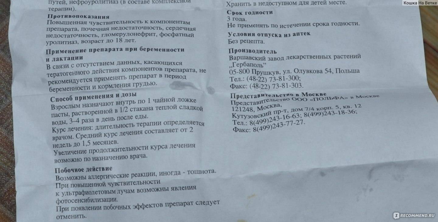Фитолизин при лактации — почки