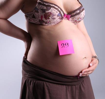29 неделя беременности. календарь беременности