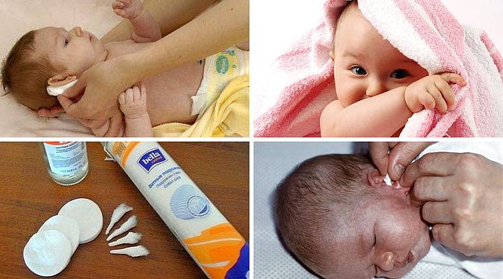 Как чистить уши новорожденному, как правильно чистить ушки