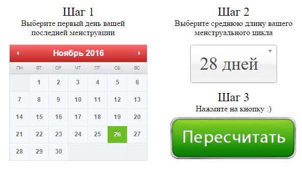 Топ-4 способа расчета календаря овуляции и использование калькулятора