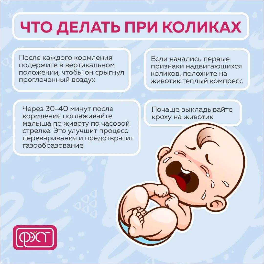 Бурлит в животе у новорождённого во время кормления
