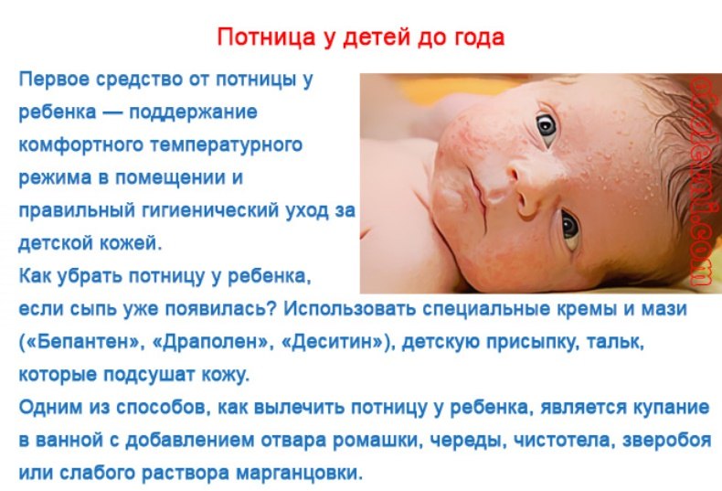 Опрелости у новорожденных детей