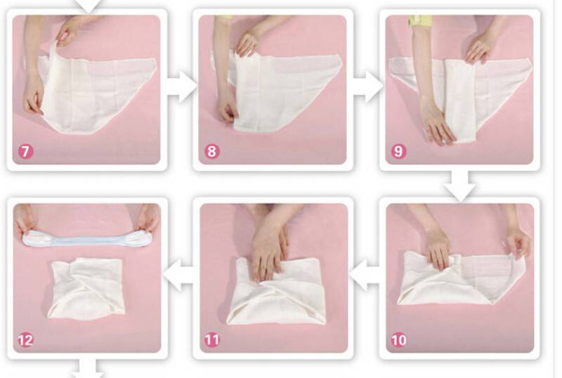 Марлевые подгузники для новорожденных своими руками: как сделать, сшить (размеры)