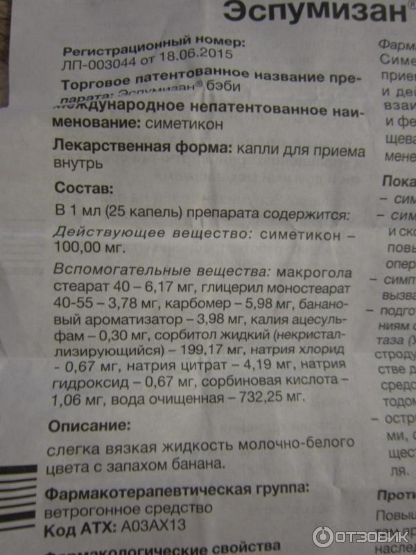 Эспумизан для новорождённых: инструкция по применению, состав, аналоги