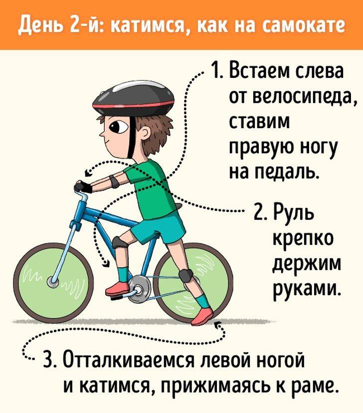 Как научить ребенка на велосипеде кататься - наши советы