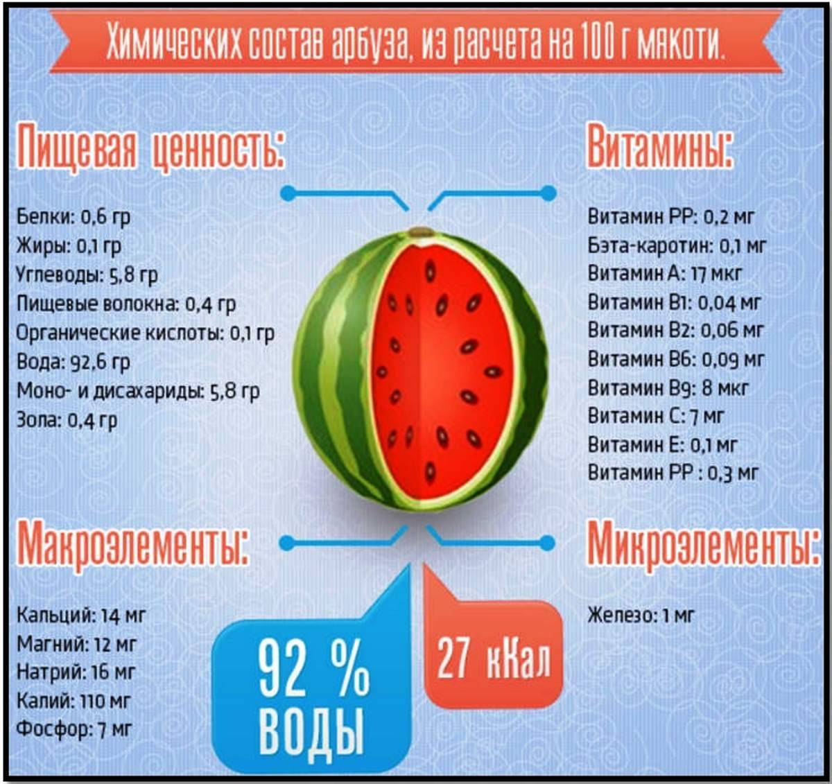 Польза и вред арбуза для малыша. сколько можно давать арбуза ребёнку.