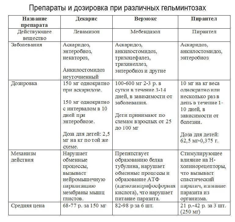 Глисты у детей: 15 признаков, 5 препаратов, 10 народных способов лечения