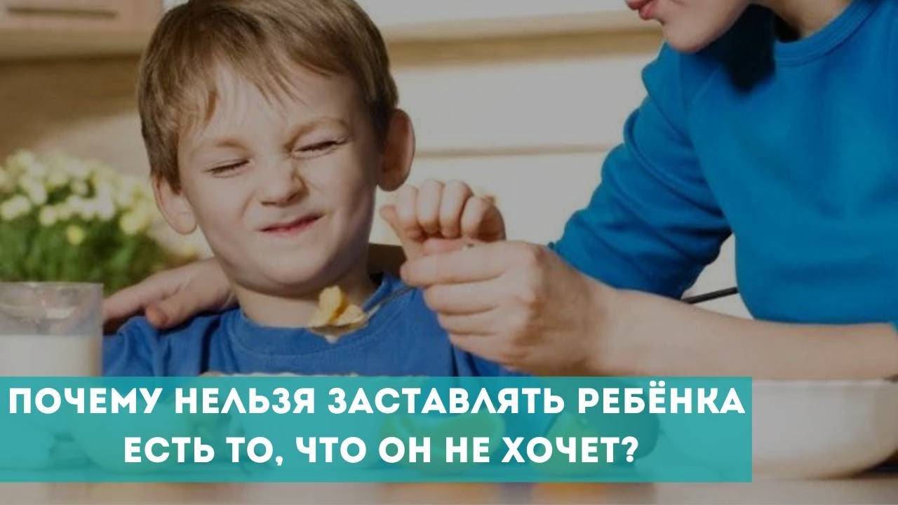 Почему нельзя кормить ребёнка «через не хочу» во время болезни и в других ситуациях