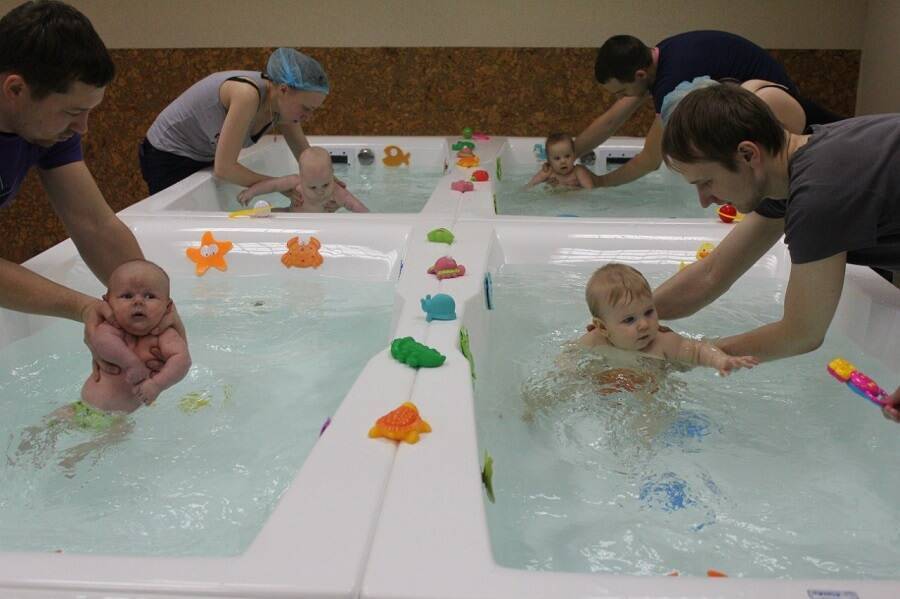 Плавание грудничков в ванне: как научить новорожденного ребенка выполнять водные упражнения в большой емкости дома, полезно ли это занятие для младенцев?