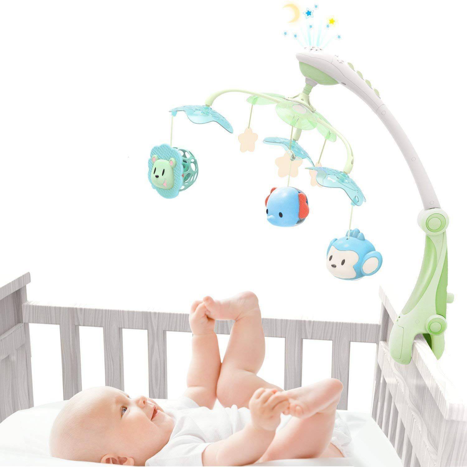 ???? мобиль на кроватку для новорождённых: развивать ребёнка можно с первых дней жизни
