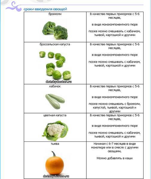 Какие овощи можно кормящей маме?