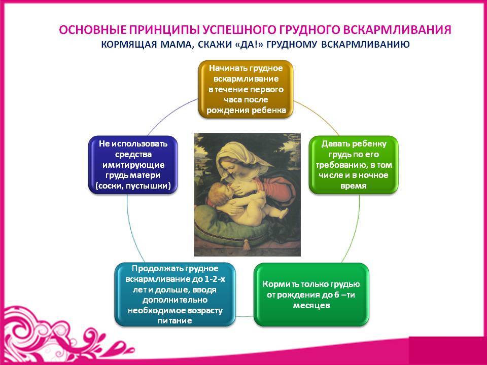 10 принципов грудного вскармливания по воз