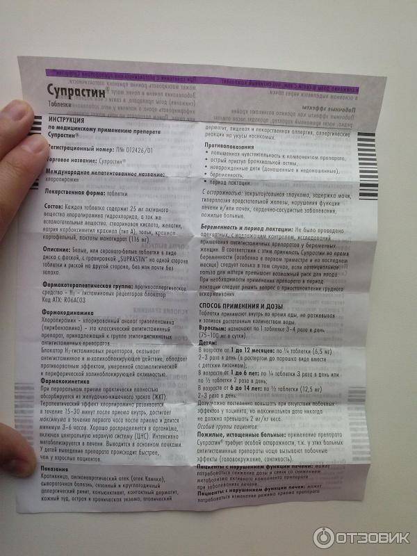 Как принимать супрастин мамам при грудном вскармливании и как давать грудничкам