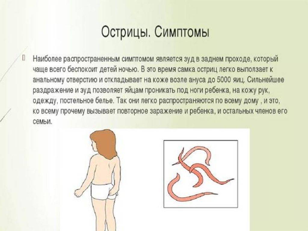 Как определить глистов у ребенка: основные симптомы и признаки