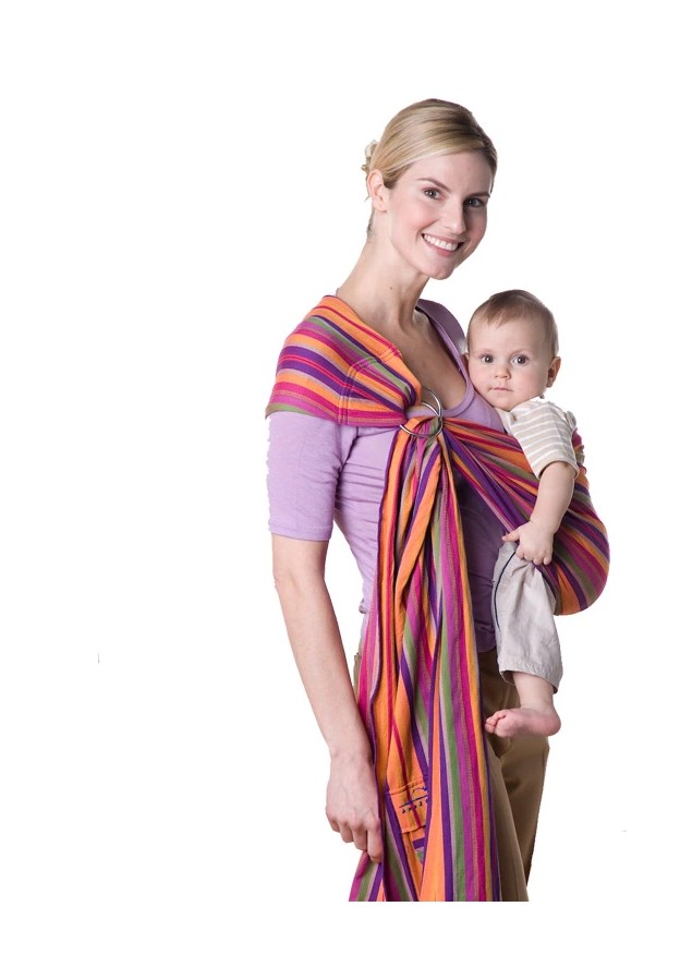 Слинг с кольцами, как носить и завязывать: инструкция / mama66.ru