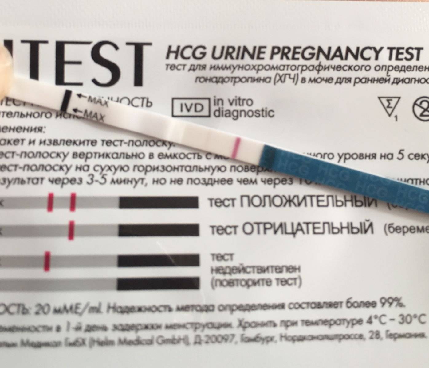 Тест на беременность ложноположительный — причины и дальнейшие действия