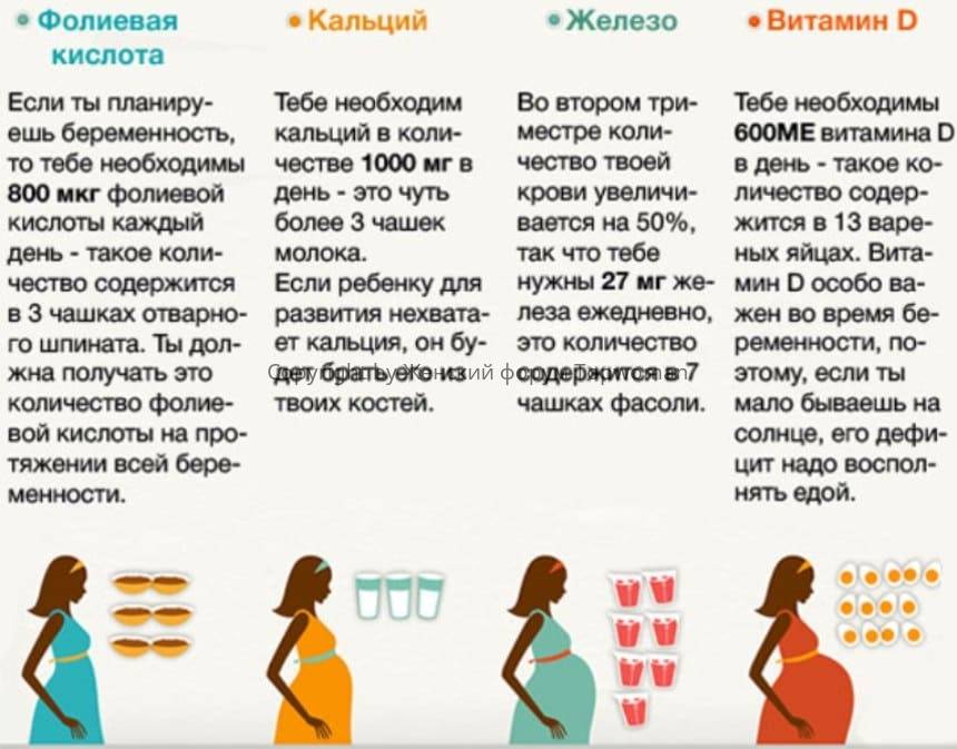 Некоторые особенности питания беременных