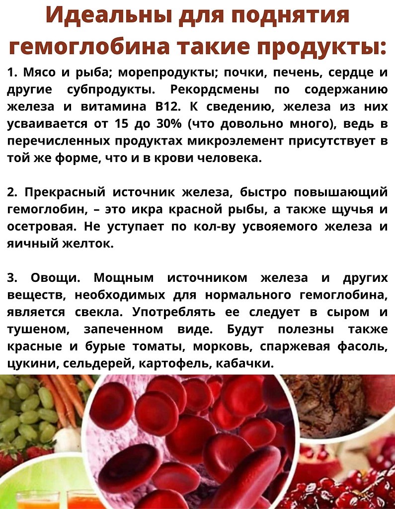 Как повысить гемоглобин после родов кормящей маме