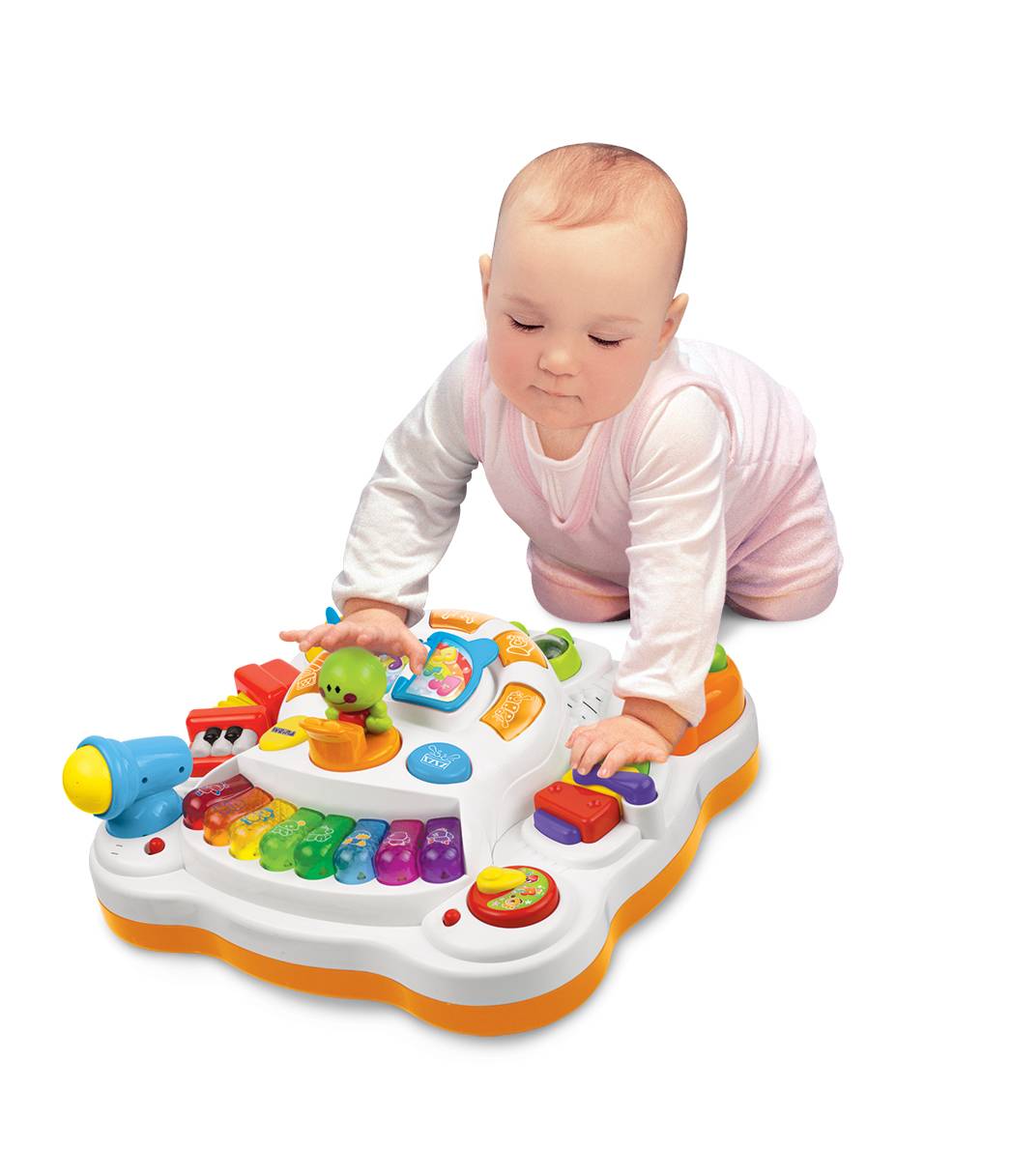Что подарить на 6 месяцев. Развивающий столик Weina. Музыкальный столик Weina. Музыкальная игрушка Weina. Развивающие игрушки для 2 лет.