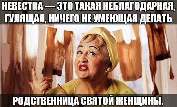 Упрёки свекрови