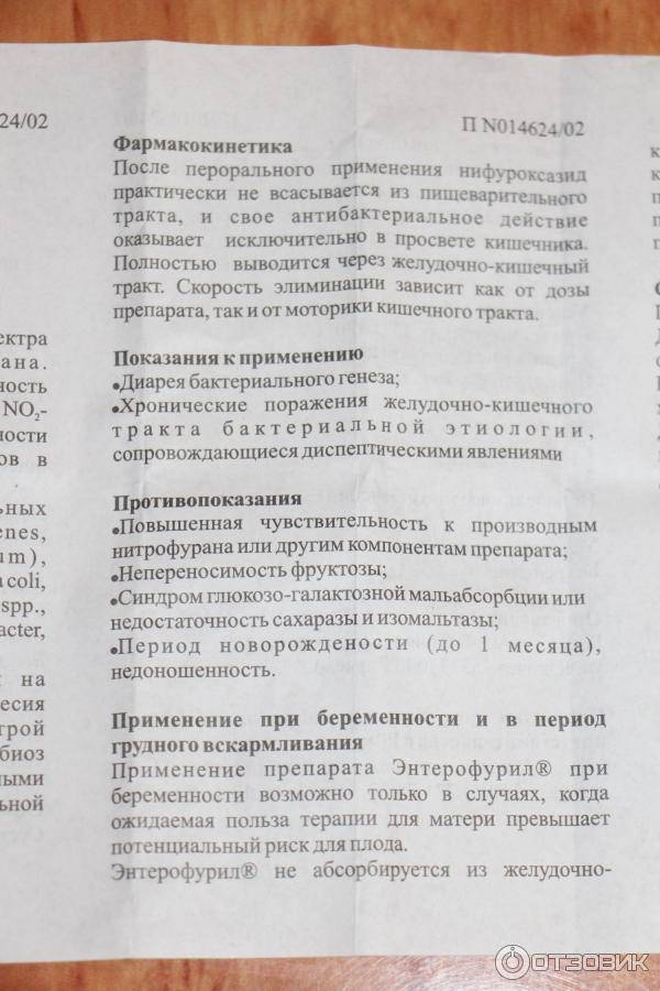 Энтерофурил Инструкция По Применению Цена