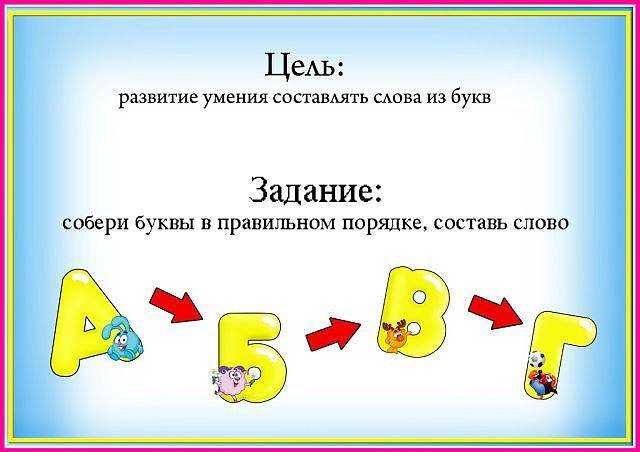 Собери слово по картинке и буквам: дидактическая игра