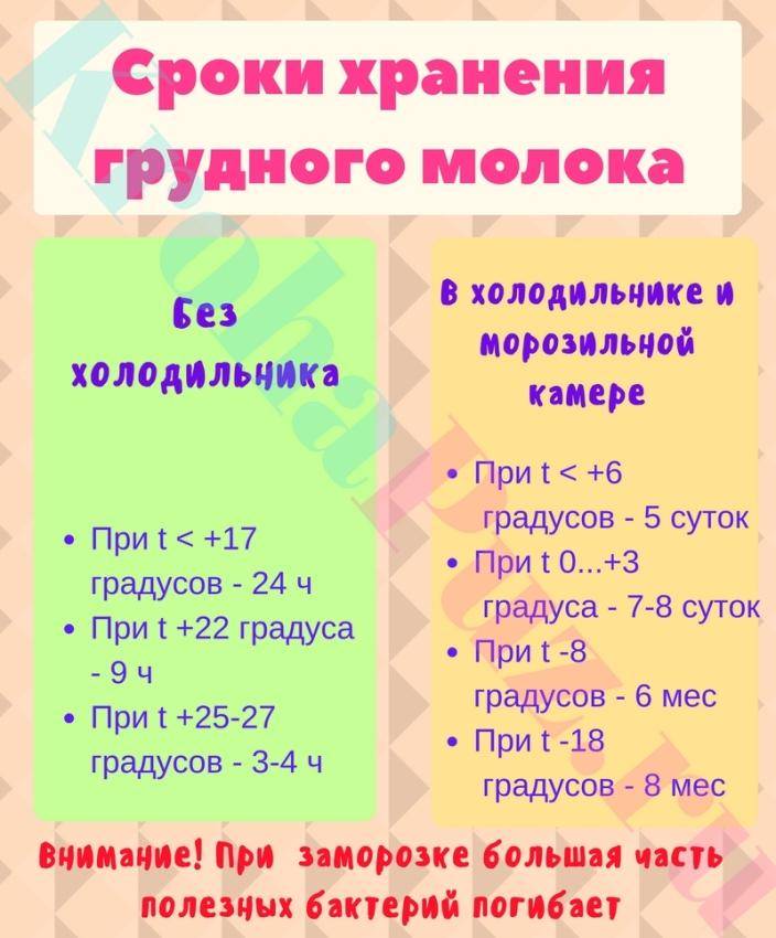 Все о сроках хранения сцеженного грудного молока в холодильнике: основные правила
