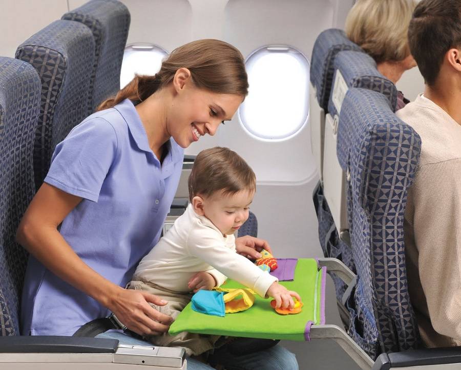 Перелет с ребенком в самолете
