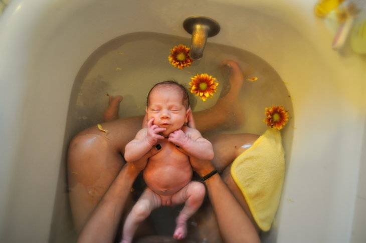 Совместное купание мамы и ребенка   | материнство - беременность, роды, питание, воспитание